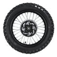 thumbnail image 2 of Rear Wheel Rim Tire Replacement, Improved Traction Enhanced Grip Dirt Bike Rear Wheel Rim Tire Assembly High Strength  for 110cc 125cc 150cc Dirt Bike, 2 of 7
