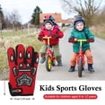 thumbnail image 3 of Youkk Polyester Stay Warm And Dry With These Full Finger Motorcycle Gloves For Winter Rides Winter Gloves red 1Set, 3 of 6