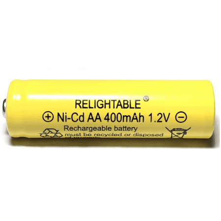 400mAh AA NiCd 1.2v Rechargeable Batteries Garden Solar Ni-Cd Light LED F (Pack of (Best Batteries For Solar Lights)