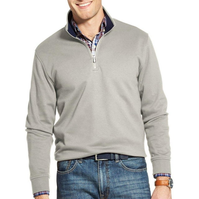 IZOD Mens Advantage Performance Fleece Quarter Zip Pullover