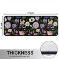 thumbnail image 5 of Kitchen Rugs Sets Of 2,Pioneer Flower Floral Print Pattern Anti Fatigue Kitchen Mat Rugs Non Slip Washable,Decorative Kitchen Floor Mats for Kitchen,Sink,Laundry,17"x47"+17"x47", 5 of 5