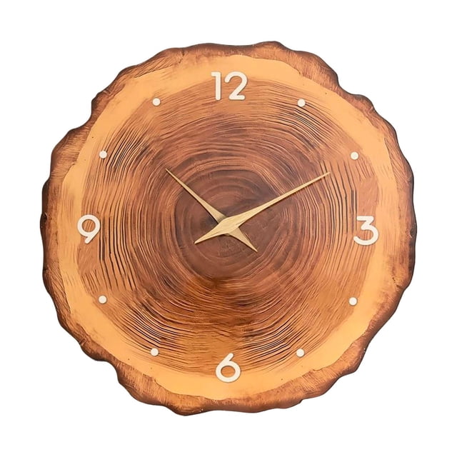 Reloj de pared colgante Adorno de pared Silencioso Creativo Tranquilo Simple Redondo Moderno Hogar 16 pulgadas