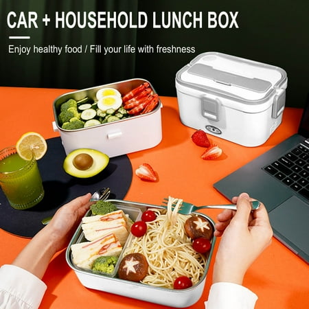 

CTEEGC Clearance 1.8L Electric Lunch Box Can Be Into Electric Heating Insulation Cooking Hot Rice Lunch Box Savings Up to 30% off