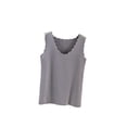 thumbnail image 1 of Minnieouse Ropa interior térmica para mujer, chaleco, Otoño Invierno, hogar, escuela, exterior, capa básica, cuerpo delgado, Tops cálidos, ropa interior Camisetas sin mangas Gris Minnieouse AP013513-06, 1 of 6