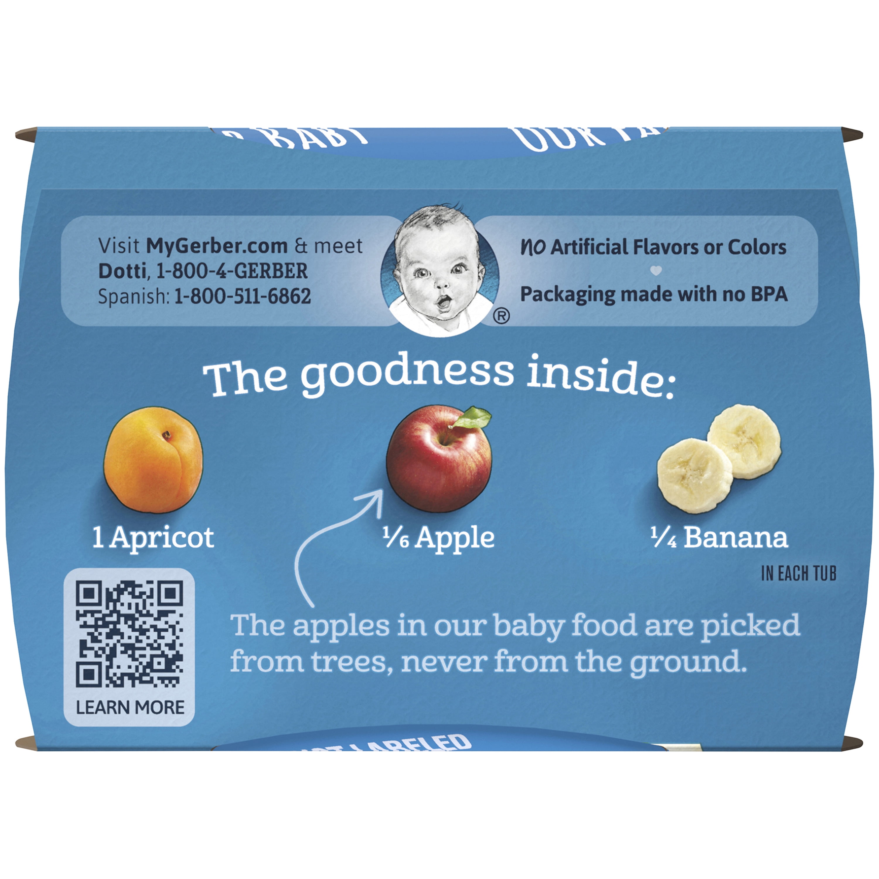 gerber apricot baby food
