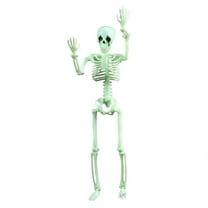 DefiDgd 16inch Halloween Movable Skeleton Decorations, Simulation Human Skeleton Decorations for Halloween Party Decor, Haunted House Props Indoor Outdoor Decoration(large)