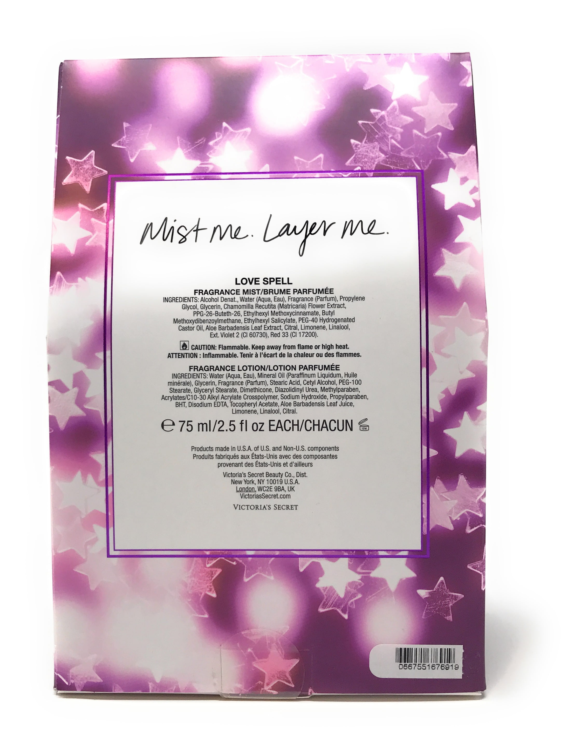 Victoria's Secret Love Spell Mist and Lotion Gift Set 