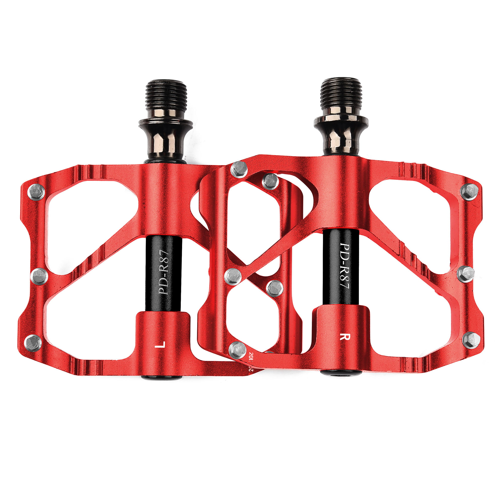 Details about   Mountain Non-Slip Bike Pedals Platform Bicycle Flat Alloy Pedals 9/16" 3 Bearing 