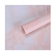 Panda Superstore Flower Floral Bouquet Gift Packaging Wrapping Paper Supplies, Pink Marbling - 30 Piece