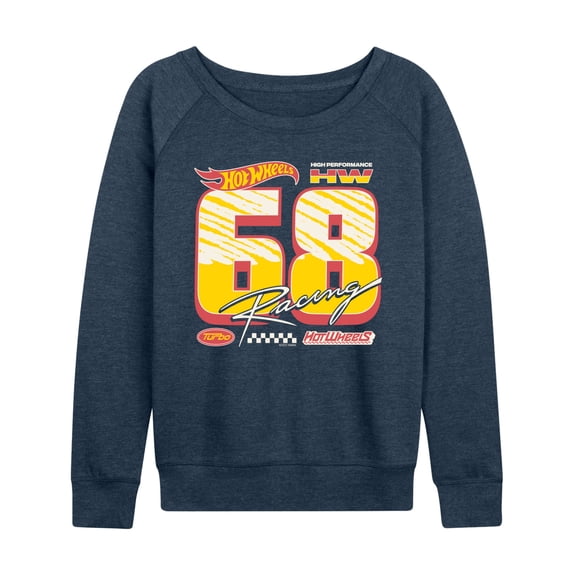 Hot Wheels - 68 Racing Jersey - Women's French Terry Long Sleeve Pullover