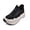 Black, variant on Men's Walking Shoes Wide Toe Box Slip-On with Arch Support, Breathable Knit Athletic Shoes Zero Drop Comfortable Shoes