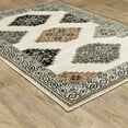 thumbnail image 3 of Oriental Weavers Georgia Area Rug 640A0 Casual Ivory Diagonals Solid 6' 7" x 9' 2" Rectangle, 3 of 3