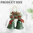 thumbnail image 3 of Christmas Decoration Bells, Bells for Christmas Trees, Bell Decor, Vintage Hanging Decorative Bell for Door, Wall, Window, Indoor and Outdoor Decor, New Year Party Hanging Ornaments, 3 of 4