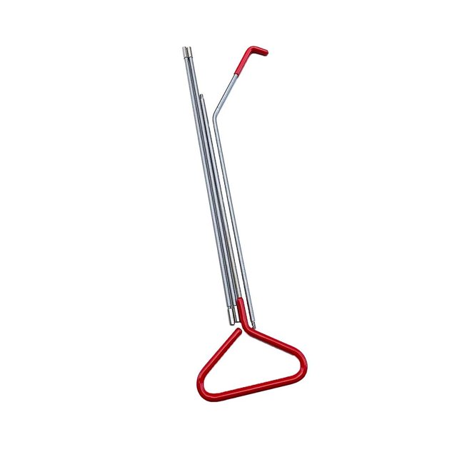 Herramientas de emergencia para coche Herramientas de larga distancia Cuerda de tracción de emergencia con forma de serpiente Gancho de tres secciones Loc para coche Rojo, Rojo