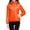 *Orange, variant on ClodeEU Lightweight Hooded Padded Coat For Women, Long Sleeve Zip Up Puffer Jacket with Pockets White,Womens Plus XL