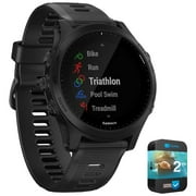 Garmin c Forerunner 945 GPS Sport Watch (Black) Bundle with 2 YR CPS Enhanced Protection Pack