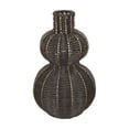 thumbnail image 2 of Honmine Wicker Style Flower Basket Vase, Imitation Rattan Woven Floral Arrangement Box, Decorative Art Object for Living Room, Tabletop, Fresh Flower Holder, 2 of 6
