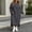 Dark Gray, variant on Women's Plus Size Sweatshirt Dress Crew Neck Long Sleeve Maxi Dress Loose Fit Pullover with Pockets Casual Fall Winter Daily Wear Lounge