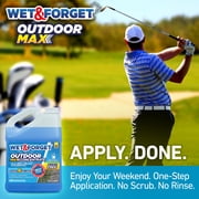 مركز إزالة بقع الطحالب والعفن والفطريات والطحالب من Wet & Forget للاستخدام الخارجي، 128 أونصة