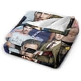 thumbnail image 3 of Blanket Benedict Cumberbatch Soft and Comfortable Wool Fleece Throw Blankets for Sofa Office car Camping Yoga Travel Home Decoration Cozy Plush Beach Blanket Gift, 3 of 9