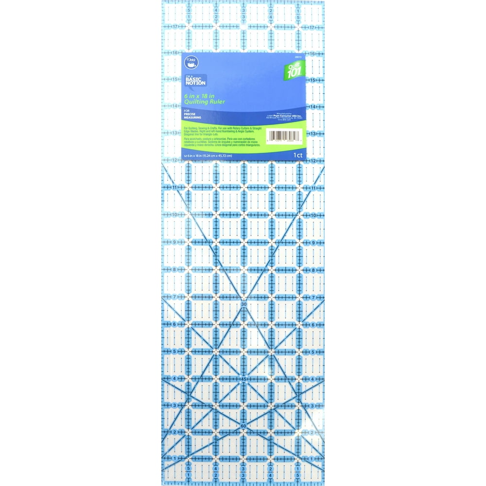 Dritz Quilt 101 Quilting Ruler 6" X 18"