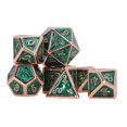 thumbnail image 4 of Polyhedral Dice Set, Electroplated Antique Gold One Piece Casting Role Playing Game Dice Enamel For Tabletop RPG Dice Game For Over 14 Years Old ANGGREK Otros, 4 of 8