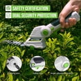 thumbnail image 3 of Restored PHALANX Cordless Grass Shears 2-in-1 Handheld Hedge Trimmer,7.2V Electric Grass Trimmer Turnable Handle, Rechargeable Lithium-Ion Battery and Charger Included for Lawn/Garden (Refurbished), 3 of 8