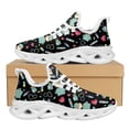 thumbnail image 1 of Zapatillas deportivas de malla transpirable para mujer, zapatos quirúrgicos de enfermera, con patrón médico, para correr, tenis, planos de marca, transpirables, 1 of 6