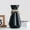 Black, variant on Imitation Porcelain High-Rim Vase, Elegant Plastic Flower Holder for Dried Floral Arrangements, Chic Decorative Vase for Home Decor, Modern Style Accents for Living Room or Office (Black)