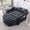 Black + Foam + 2 Seat, variant on CHENYUEFURN Check Foam Storage Sleeper Sofa with 2 Throw Pillows, Pink