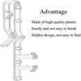 thumbnail image 3 of YIEMEEN Positioning Clips Transparent Blinds Accessories Curtain Clips, 3 of 8