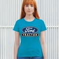 thumbnail image 4 of Ford Tractor Logo Blue T-Shirt Vintage Farm Rustic Classic Brand Heritage Retro Life Agricultural Field Women's Tee, 4 of 7