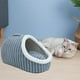 thumbnail image 5 of Cama nido cerrada para gatos pequeños, medianos y grandes | Saco de dormir de felpa suave y lavable con diseño desmontable | Casa para gatos de interior que proporciona calidez y comodidad., 5 of 6