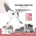 thumbnail image 3 of TUMAJUP 6- in -1 Baby High Chair with 5 -Point Safety Harness-Gray, 3 of 8