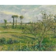thumbnail image 3 of Camille Pissarro 14x12 Black Modern Framed Museum Art Print Titled - School Sun in Valhermeil, Auvers-Sur-Oise (1880), 3 of 5