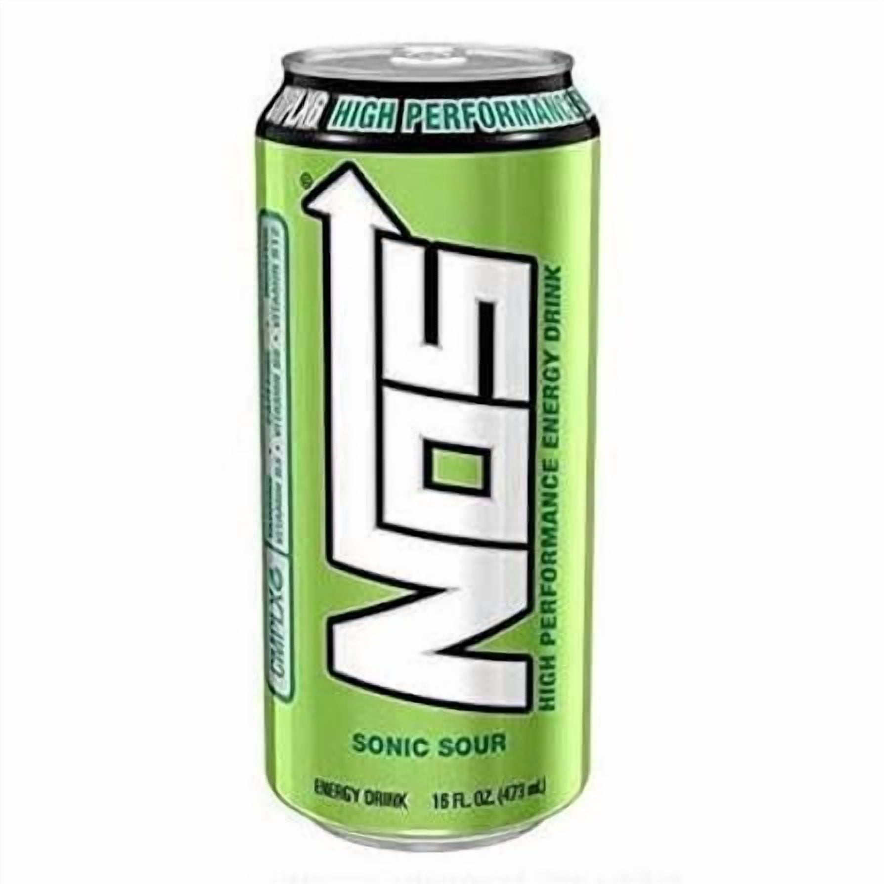 NOS High Performance Energy Drink, Sonic Sour Apple, 16 fl oz