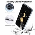thumbnail image 2 of Sun Moon Stars Case for iPhone 11 Pro Max,Aesthetic Art Design Pattern Soft TPU Bumper Case Cover, 2 of 5
