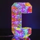 thumbnail image 1 of Xihbxyly Luces Led para San Valentín, Decoración Alfanumérica Colorida, 100 Cuentas, Letras para Exhibir, Decoración Festiva para Bodas, Funciona con Pilas Usb, 25 X 17 X 6 Cm, 1 of 3