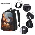 thumbnail image 3 of Fotbe Lava Dragon Set Escolar 3 en 1 para Niños - Mochila Duradera con Lonchera Aislante y Estuche para Lápices - Mochila Escolar para Niños y Niñas, 3 of 7