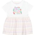 thumbnail image 3 of Inktastic She is Fierce Funny Shakespeare Quote Girls Baby Dress, 3 of 5
