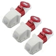 thumbnail image 1 of 3X 16 Amp 5 Pin Plug & Socket Weatherproof IP44 3 Phase 380-415V 3P + N + Earth 16A, 1 of 7