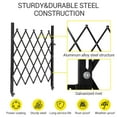 thumbnail image 1 of AKDSteel  Heavy-Duty Steel Folding Security Gate, Expandable Outdoor Barrier with 360° Swivel Casters and Lockable Scissor Design for Gardens, Courtyards, 1 of 7