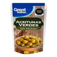 thumbnail image 1 of Aceitunas verdes Great Value sin hueso 740 g, 1 of 3