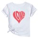 thumbnail image 1 of Camisetas de Manga Corta para Mujeres, Camiseta de Cuello Redondo Impresa de Moda, Primavera Y Verano Casual, 1 of 1