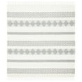 thumbnail image 6 of SAFAVIEH Natura Elvin Geometric Wool Area Rug, Ivory/Grey, 3' x 5', 6 of 9