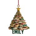 thumbnail image 1 of Personalized Book Name Christmas Decorations Pendant Acrylic Plane Christmas Tree Car Pendant Plane Pendant. (C), 1 of 8