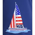 thumbnail image 3 of Womens Patriotic Sailboat Sailing USA Flag Patch Moisture-Wicking Polo Shirt, 3XL Rich Red, 3 of 5