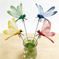 thumbnail image 6 of 4 PCS 3D Large Simulation Dragonfly Clip Artificial Garden Stakes Decoration Supplies with Spring, Clip On Dragonfly Ornaments, Plastic Decor for Indoor Outdoor Yard Patio Flower Pot, 5.5*3.93in, 6 of 9