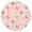 Pioneer Flower Floral-1, variant on Pioneer Flower Floral Print Pattern Round Fitted Tablecloth with Elastic Edge, Waterproof Dining Table Cover for Indoor Outdoor Camping and Daily Use
