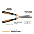 thumbnail image 2 of Power-Lever Soft Grip Hedge Shears Precision-Ground Steel Blades, 2 of 8